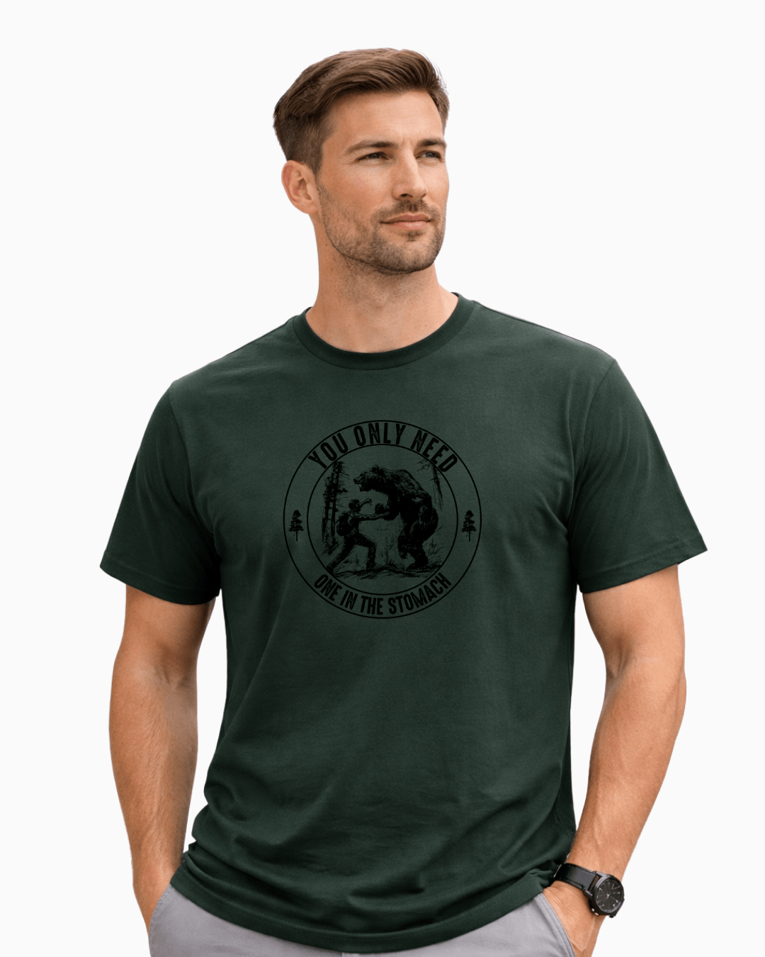 Man vs Bear T-shirt