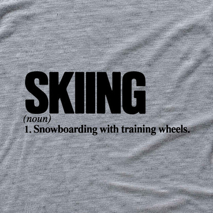 Skiing Snow Definition T-shirt - Sport Grey - hero