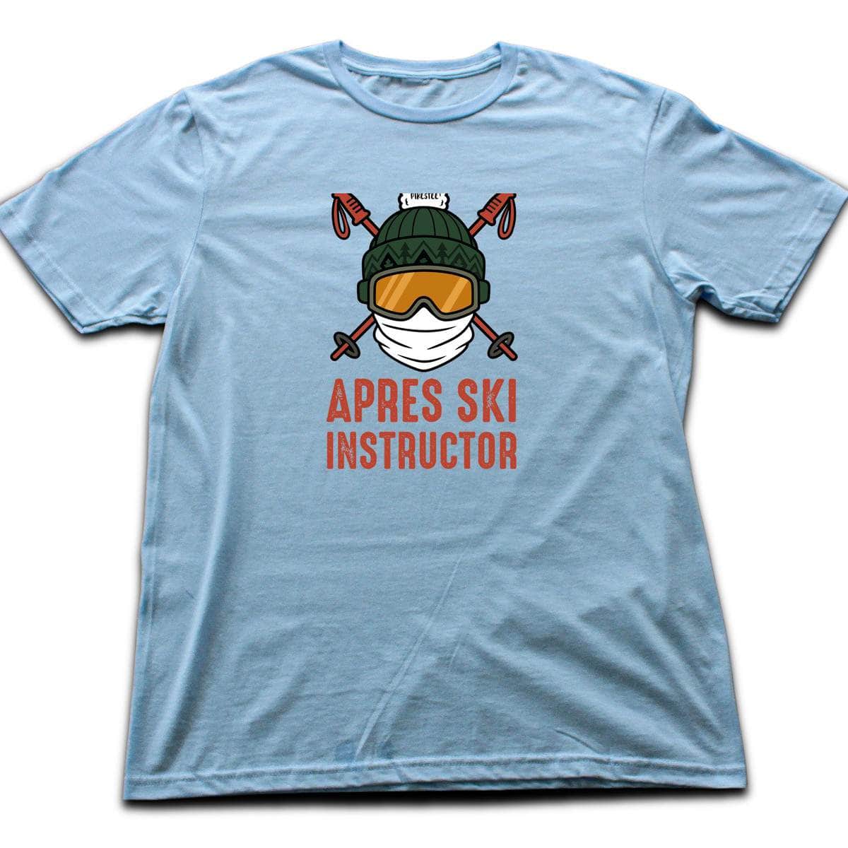 Apres Ski Instructor Man T-shirt - Light Blue