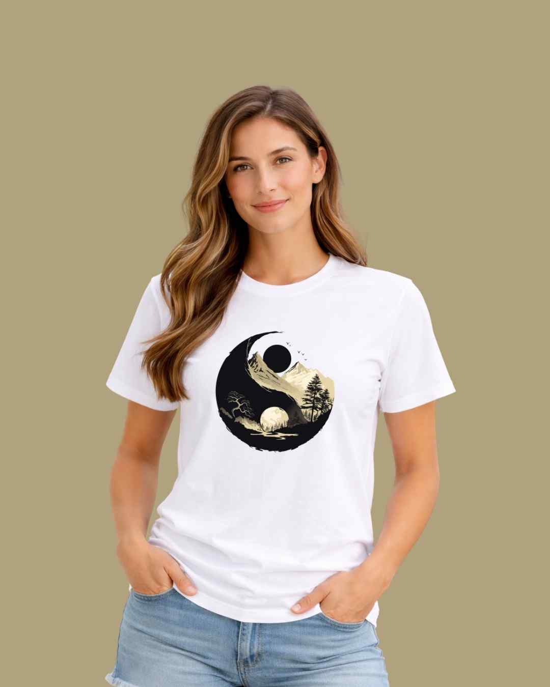 Nature Yin and Yang T-shirt