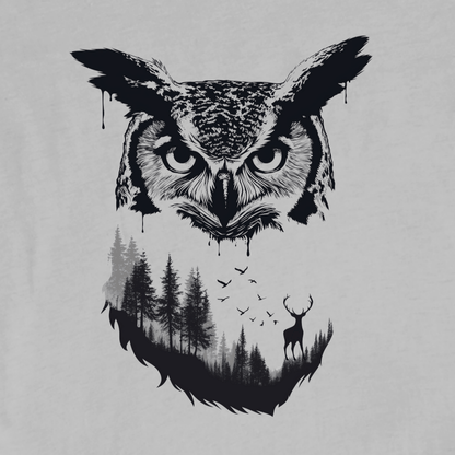 "Owl Inner Landscape" Graphic T-shirt