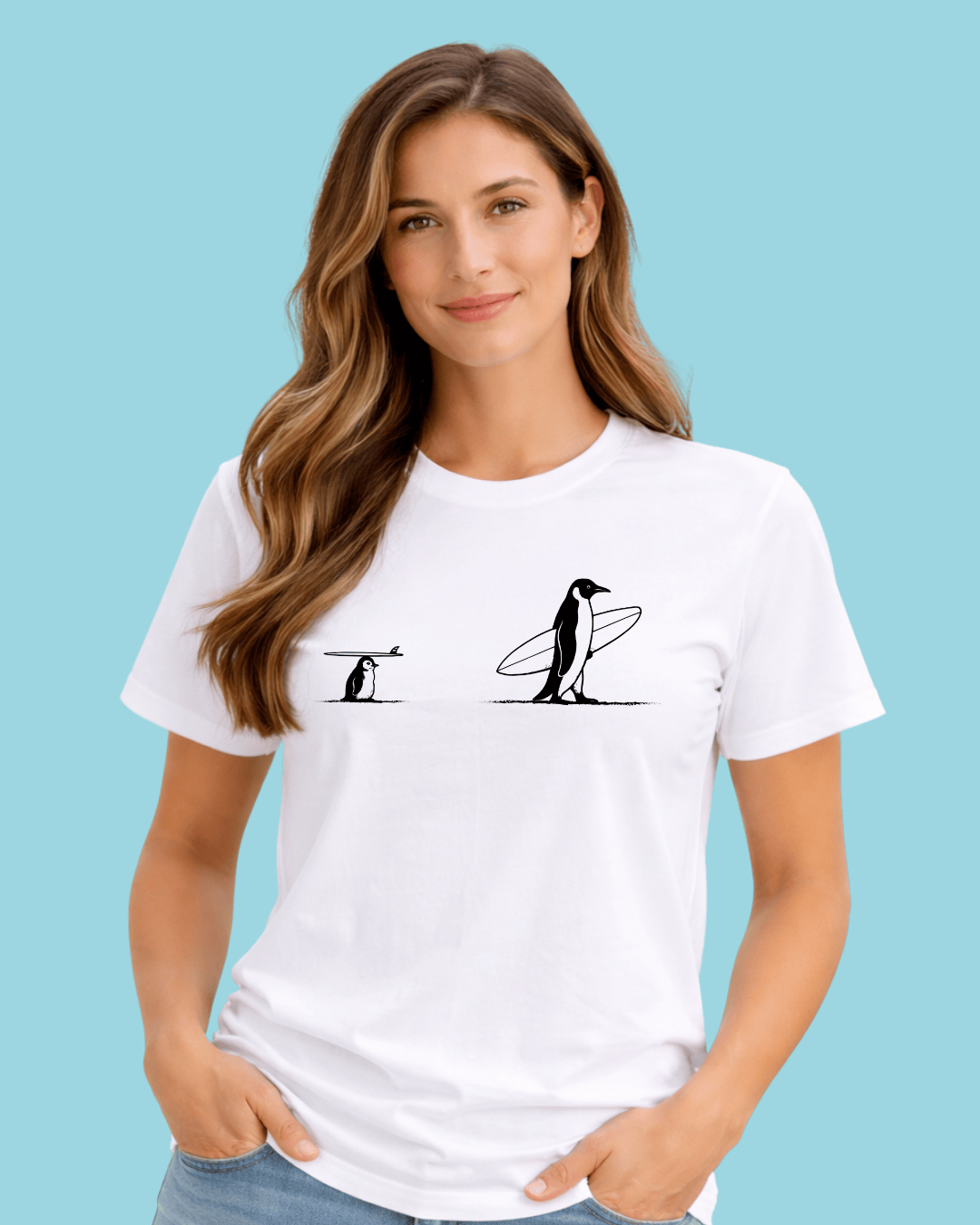 Surfin Penguins T-shirt