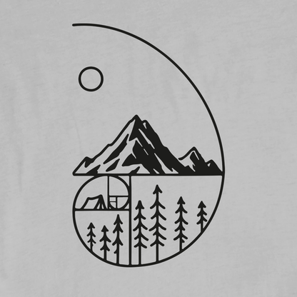 "Mountain Golden Rule" graphic T-shirt