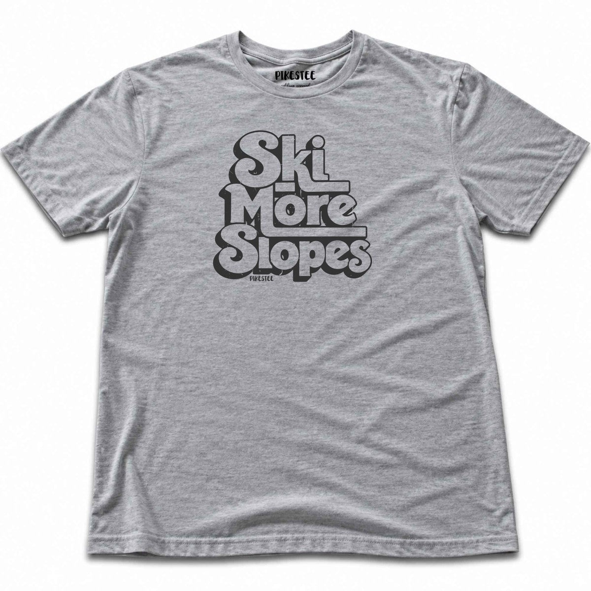 Ski More Slopes T-shirt - Sport Grey