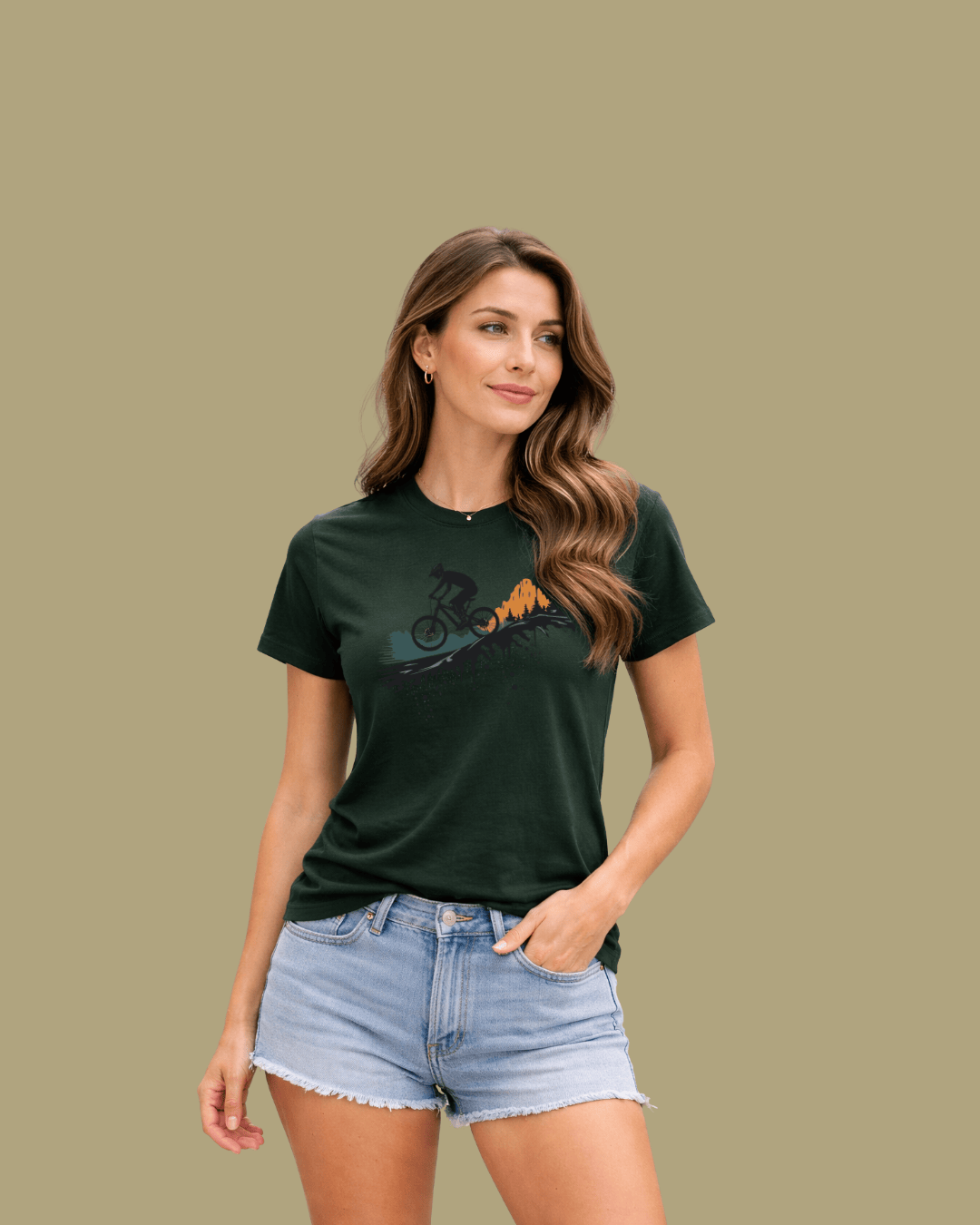 Bike In Mountain T-shirt