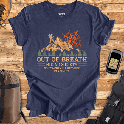 Out OF Breath Society Graphic T-shirt