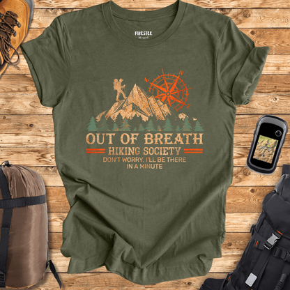 Out OF Breath Society Graphic T-shirt