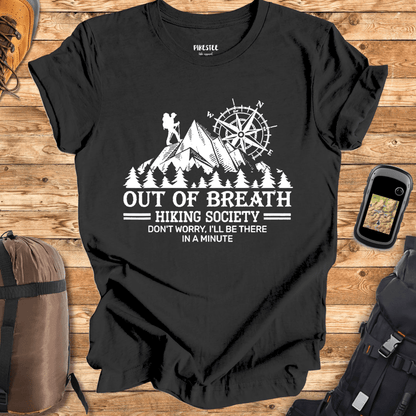 Out OF Breath Society Graphic T-shirt