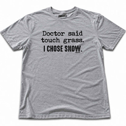 Doctor Said Snow T-shirt - Sport Grey