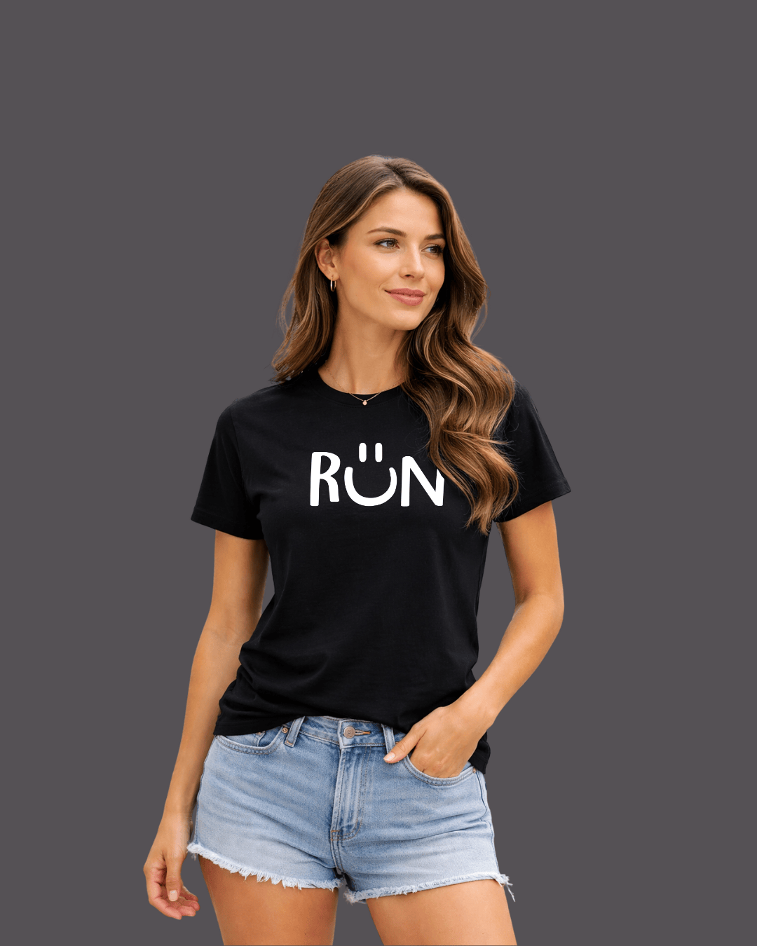 Run Smiley T-shirt