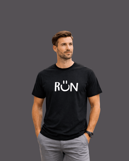 Run Smiley T-shirt