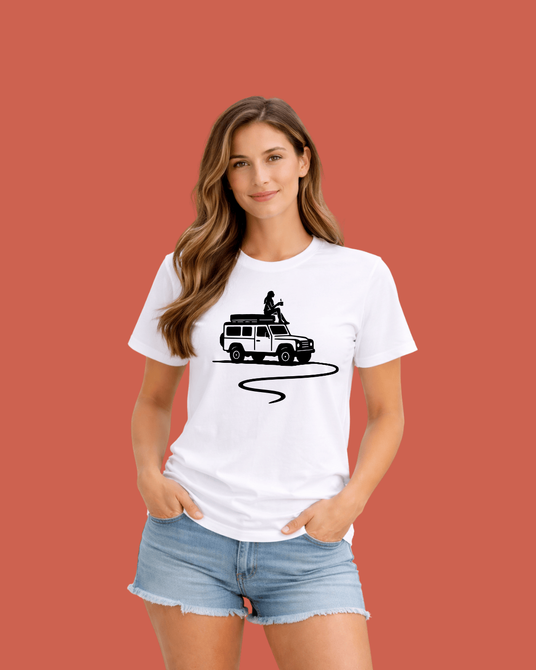 Jeep And Coffee T-shirt