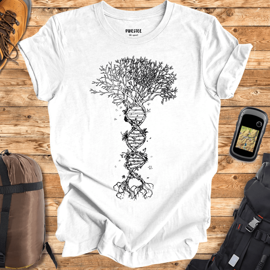 "Hand Drawn DNA Tree" Graphic T-shirt