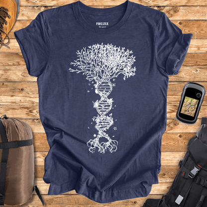 "Hand Drawn DNA Tree" Graphic T-shirt