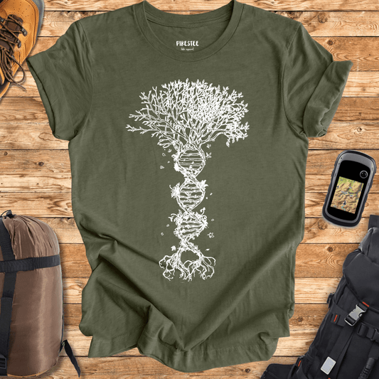 "Hand Drawn DNA Tree" Graphic T-shirt