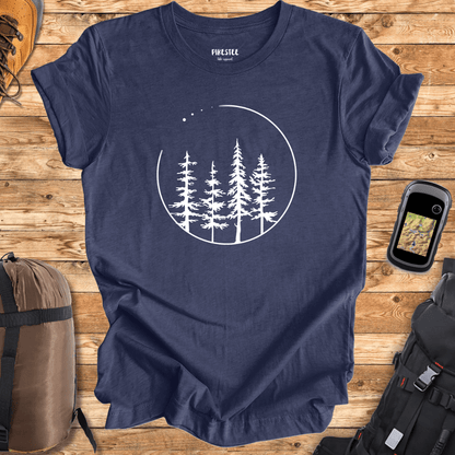 "Simple Line Trees" T-shirt