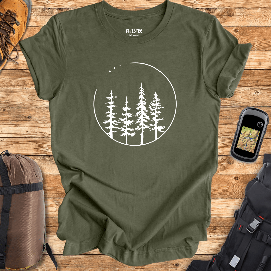 "Simple Line Trees" T-shirt