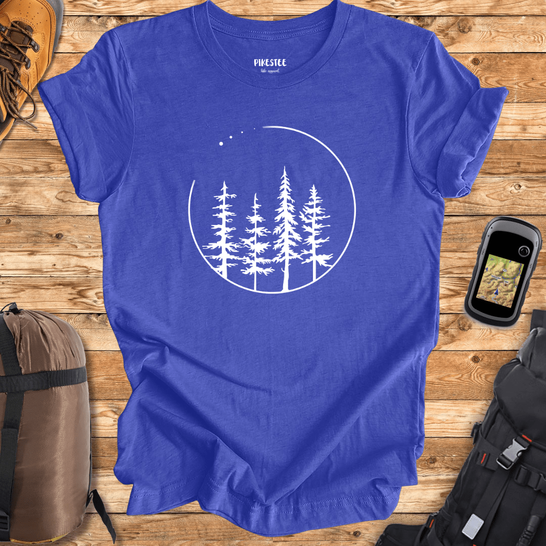 "Simple Line Trees" T-shirt