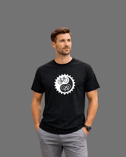 Yin And Yang Bike T-shirt