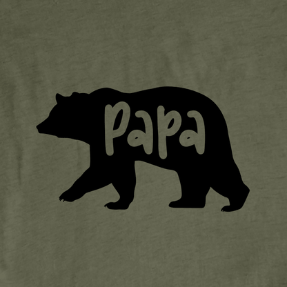 "Papa Bear" graphic T-shirt