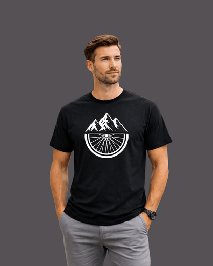 Mountain Wheel Bike  T-shirt