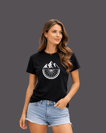 Mountain Wheel Bike  T-shirt