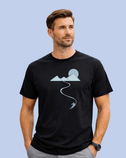 Ski Path Landscape T-shirt