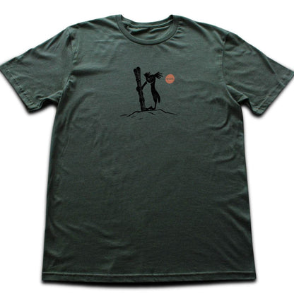 Ski Penguin Sun T-shirt - Military Green