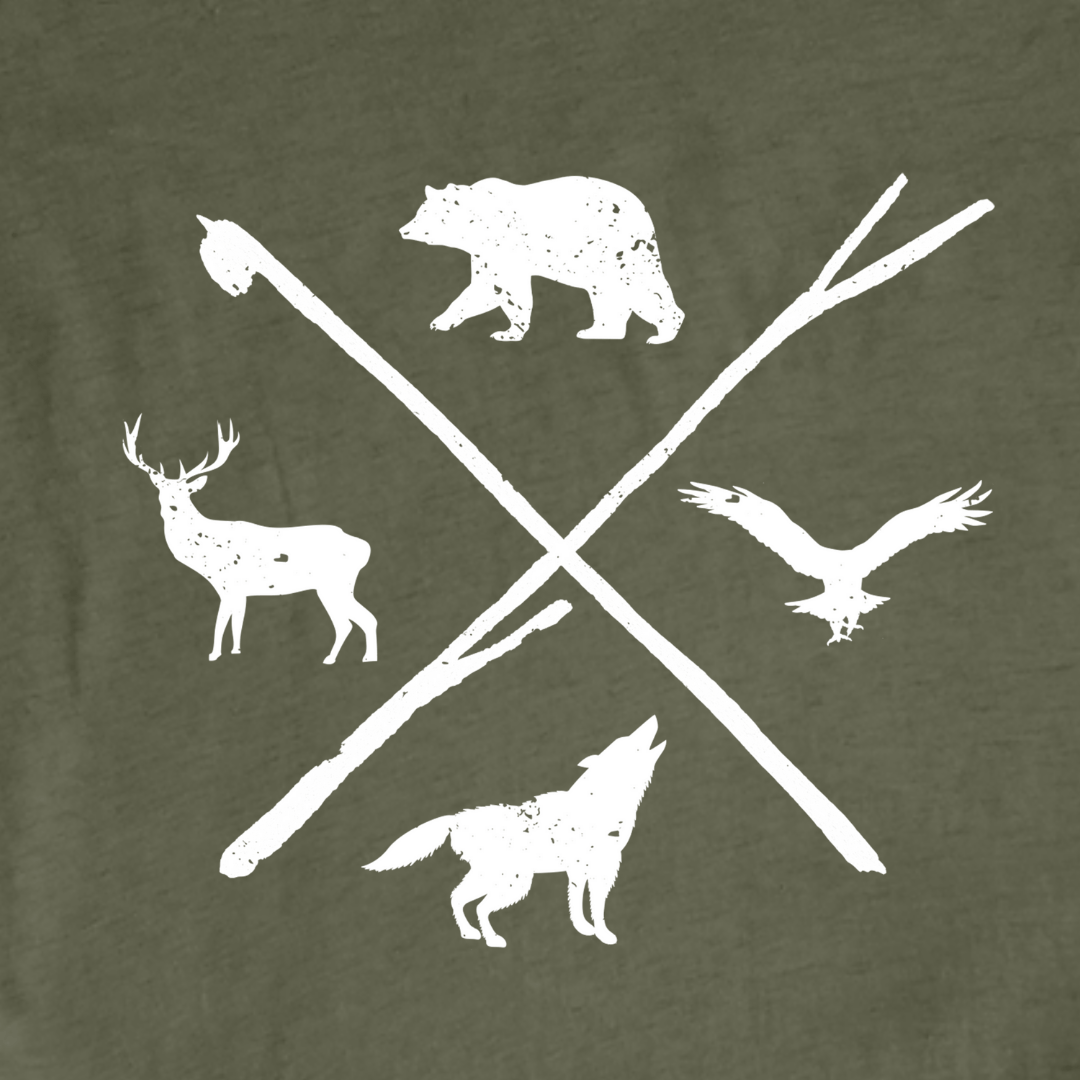 "Animals Quatuor" graphic T-shirt