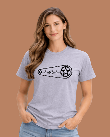 Bike Chain HeartBeat T-shirt