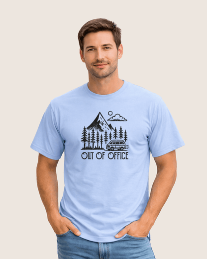 Out Of Office Van Landscape T-shirt