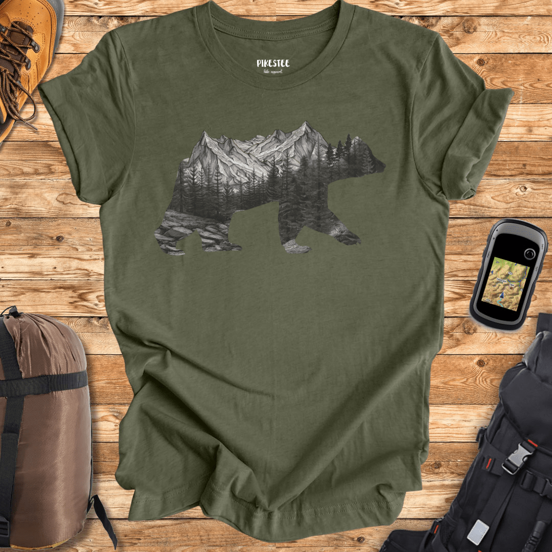 "Bear landscape" T-shirt