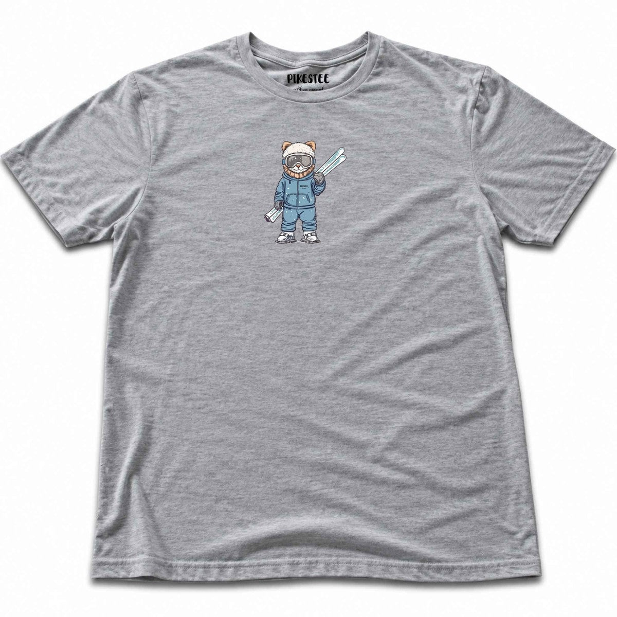 Ski Cat T-shirt - Sport Grey