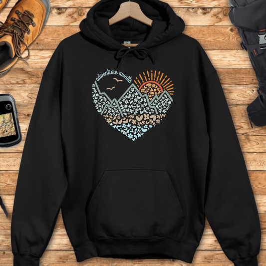 Floral Heart Hoodie