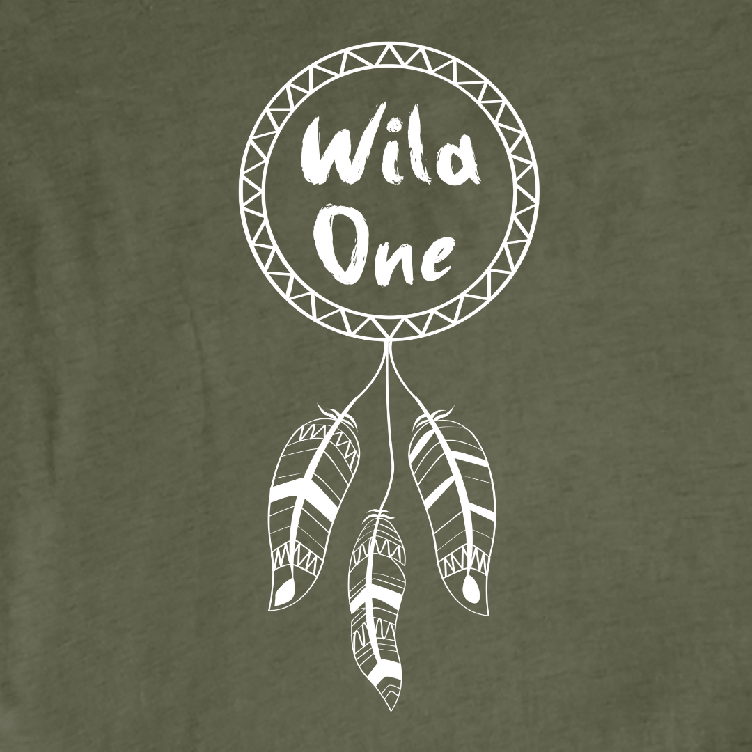 "Wild One, Dream Catcher" graphic T-shirt