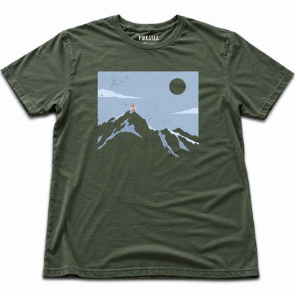 Go On Top Snowboard T-shirt - Military Green