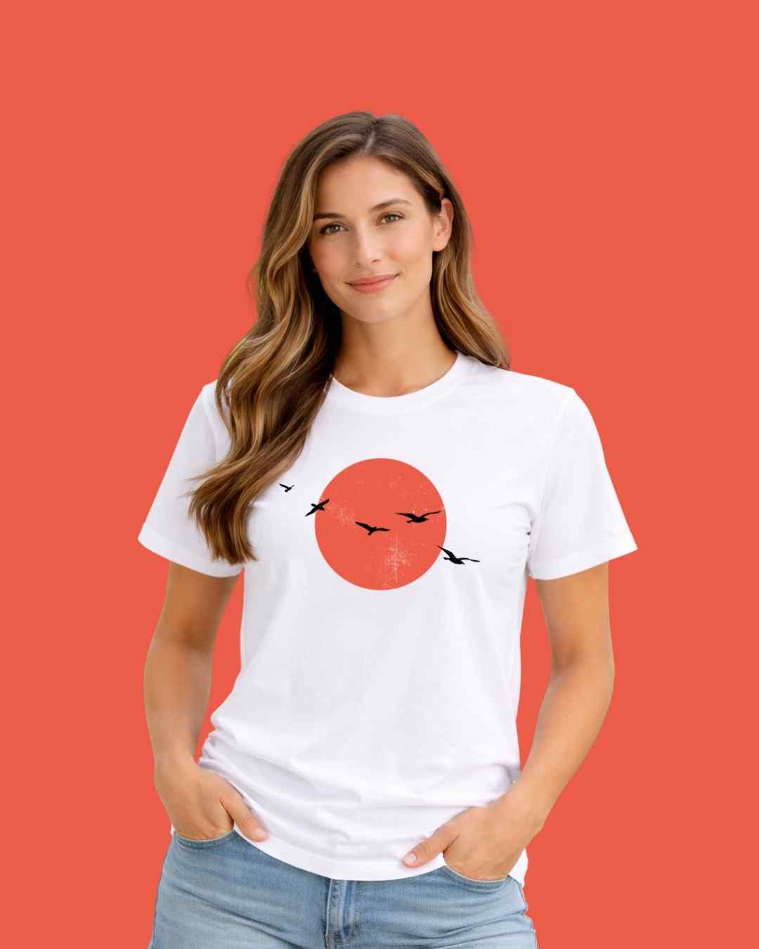 Sunset Birds T-shirt