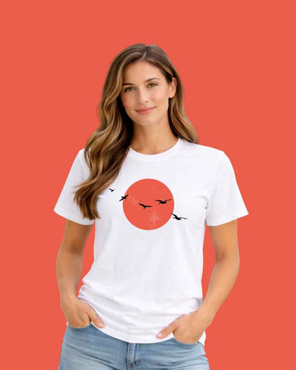 Sunset Birds T-shirt
