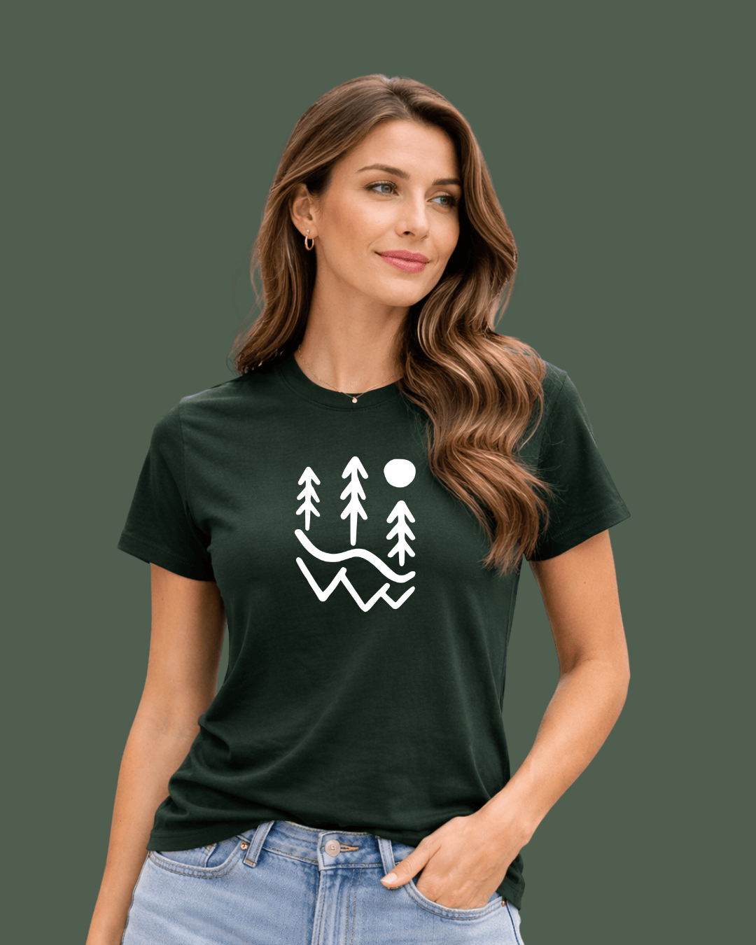 Trees And Mountains T-shirt
