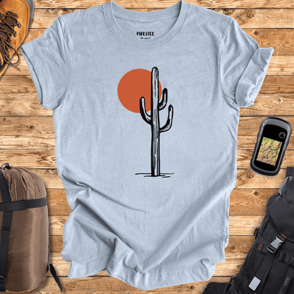 "Cactus Landscape" graphic T-shirt