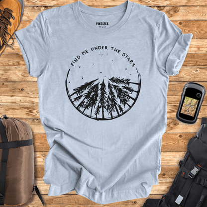 "You Can Find Me Under The Stars" graphic T-shirt