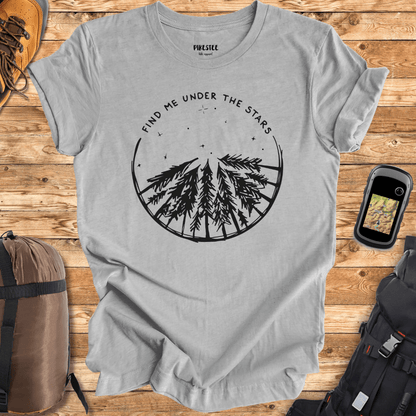 "You Can Find Me Under The Stars" graphic T-shirt