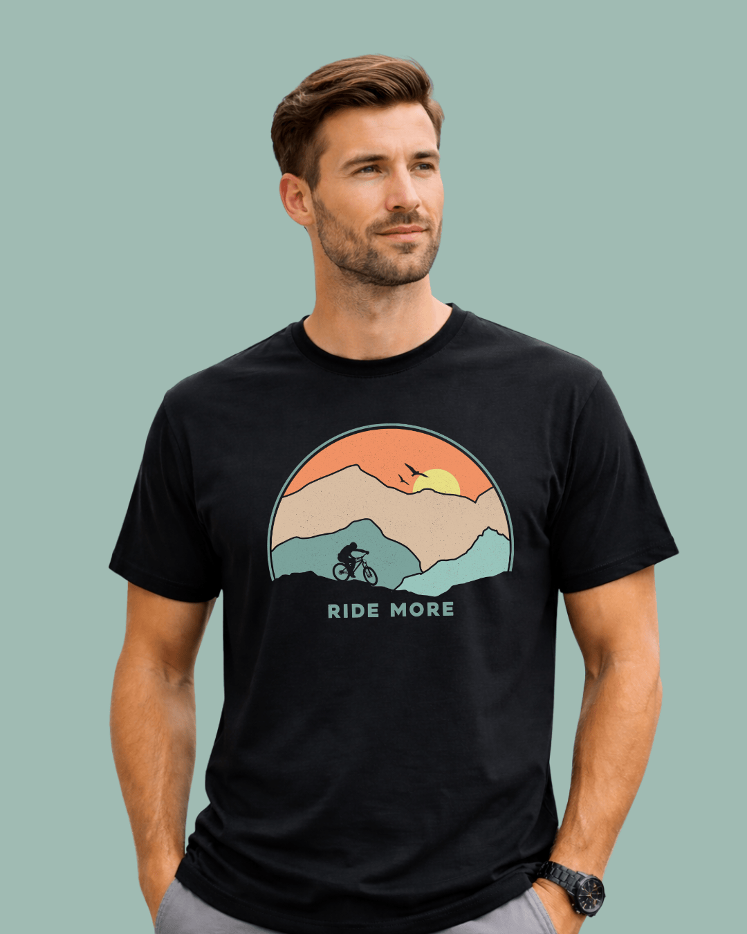 Ride More Landscape T-shirt