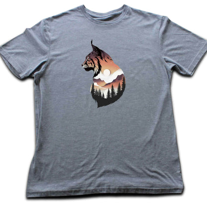 Lynx Colorfull Landscape T-shirt