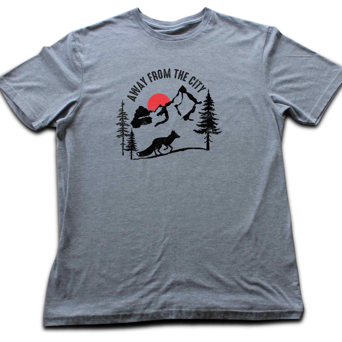 Away From The City Fox T-shirt