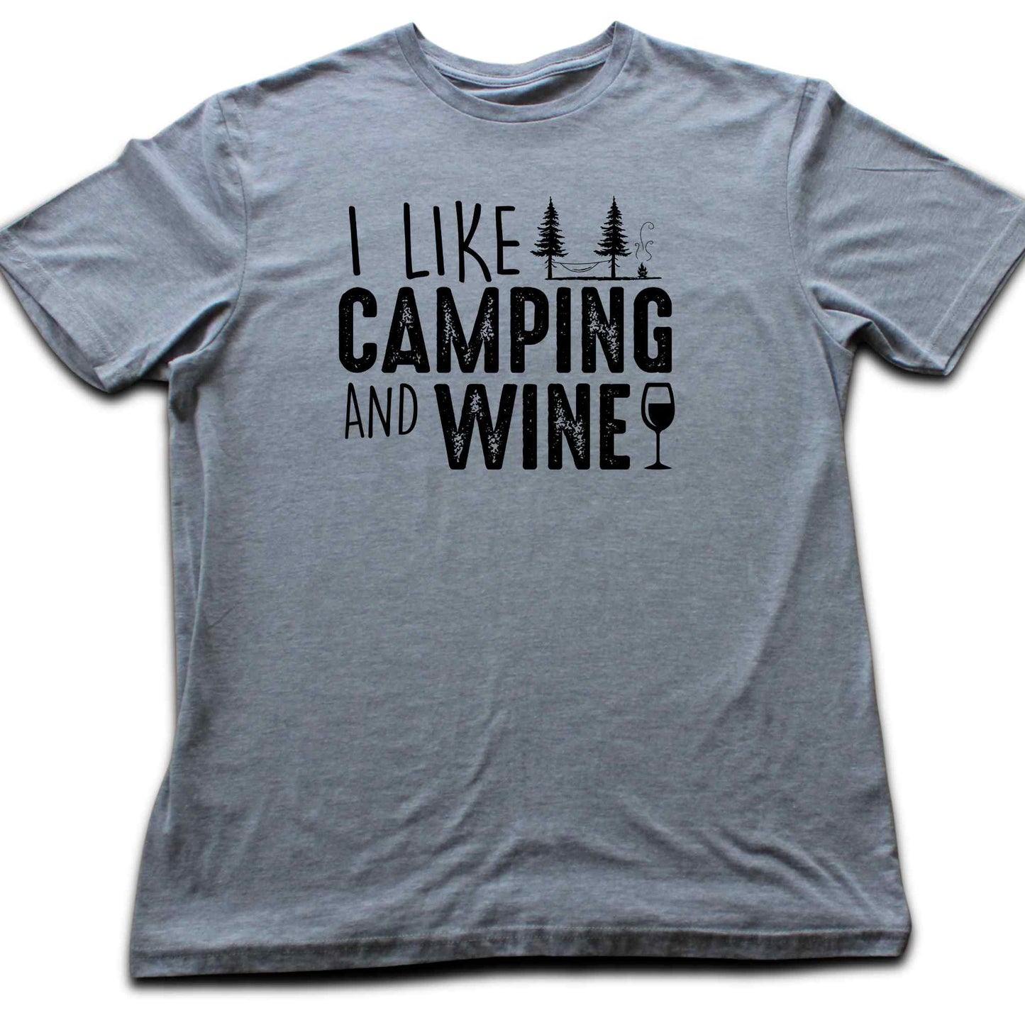 I like Camping And Wine T-shirt