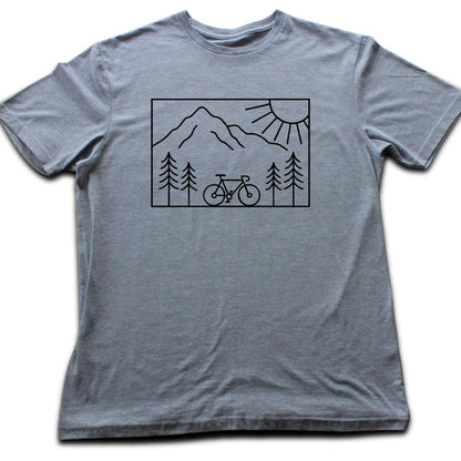 Cycling In Mountains T-shirt