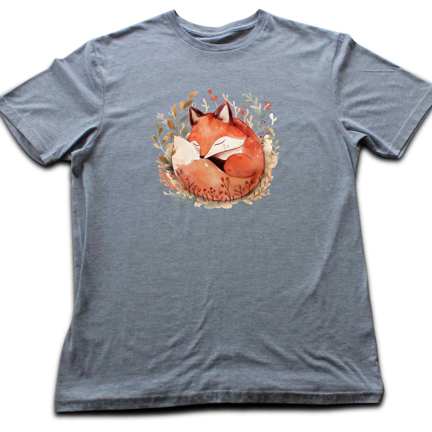Sleeping Cute Fox Silhouette T-shirt