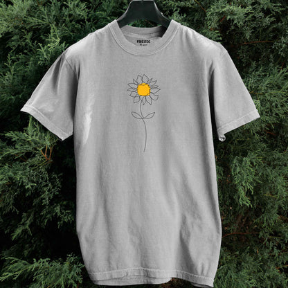Sunflower Line art T-shirt