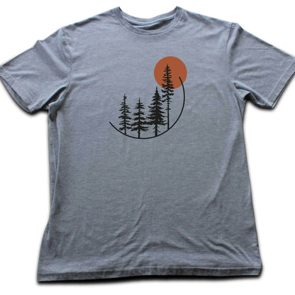 Round Trees Landscape T-shirt